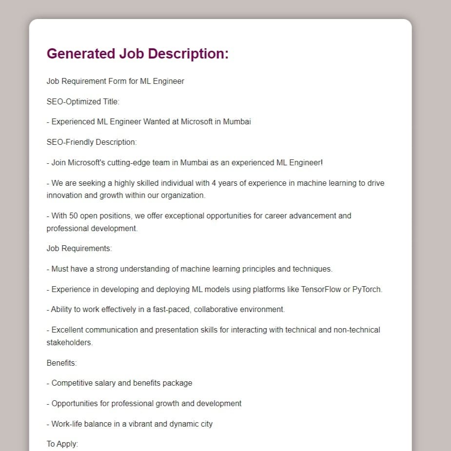JobGenie